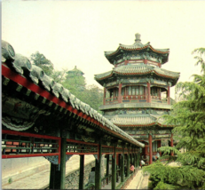 1989 Chinese Summer Palace Temple China Stamps Posted Chrome Postcard - £28.02 GBP
