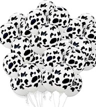 25 PCS Cow Balloons Funny Cow Print Balloons For Children&#39;s Party Western Cowboy - £16.57 GBP