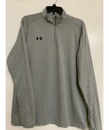 Under Armour Men&#39;s Locker Long Sleeve 1/4 Zip Tee Gray T-Shirt  - New Wi... - $31.84 CAD