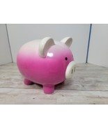 GIrls Pink Ombre Piggy Bank Coin Collector Kids Room Decoration Large Hu... - $27.34 CAD