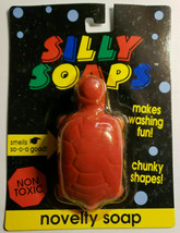 Turtle Vintage Silly Soaps Novelty Soap Non Toxic New Old Stock Red Turt... - £6.36 GBP