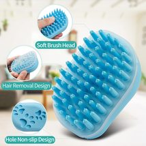 2Pack Dog Bath Brush, Soft Silicone Pet Shampoo Massage Dispenser Grooming Showe - £15.95 GBP