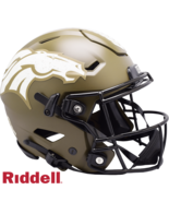 Denver Broncos Helmet Riddell Authentic Full Size SpeedFlex Style Salute... - $968.32 CAD