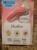 SCHICK INTUITION Womens Razor Variety Pack 14 Refill Carridges with Razor Handle - $46.53