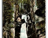 The Flume Waterfall Dixville Notch New Hampshire NH 1918 DB Postcard T3 - £2.33 GBP
