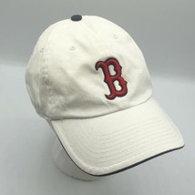 Boston Red Sox B Logo White Franchise Hat 100% Cotton Twins Cap Size Medium - £23.73 GBP