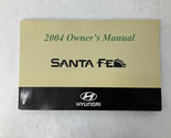 2004 Hyundai Santa FE Owners Manual OEM F04B40001 - £17.68 GBP
