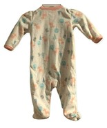 Child of Mine by Carter&#39;s Girls Fleece One Piece Pajama&#39;s Size 0-3M Whit... - $5.88