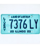 2020 United States Illinois Land of Lincoln Livery License Plate 7376 LY - $20.22 CAD