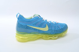 Nike Air VaporMax Flyknit 2023 Mens Sneakers Shoes Blue Yellow - £124.37 GBP