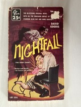 Nightfall Aka The Dark Chase - David Goodis - Noir - Artist With Blackouts - £15.67 GBP