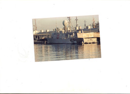 Vintage Color Photograph USS Taurus Naval Ship Hydrofoil Boat  PHM-3 - £0.78 GBP