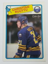 1988 - 1989 Christian Ruuttu O-PEE-CHEE Nhl Hockey Card # 18 Opc Buffalo Sabres - £3.18 GBP