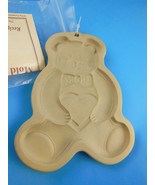 Pampered Chef Teddy Bear Cookie or Paper Press Mold New Unused - $9.89