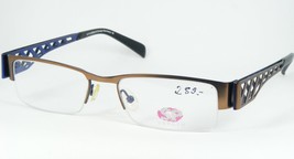 S. P. O.Berlin CROSS ROAD 2 Bronzant/Bleu Lunettes Monture 52-17-135mm - $155.78