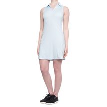 NWT Ladies HIND Powder Blue Sleeveless Golf Tennis Polo Dress M L & XL image 2