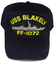 USS BLAKELY FF-1072 HAT NAVY SHIP KNOX CLASS DESTROYER FRIGATE NEVER UNP... - £18.16 GBP