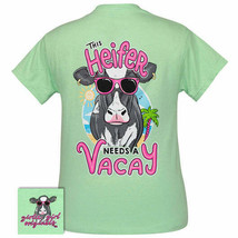 New GIRLIE GIRL T SHIRT THIS HEIFER NEEDS A VACAY - $22.76+