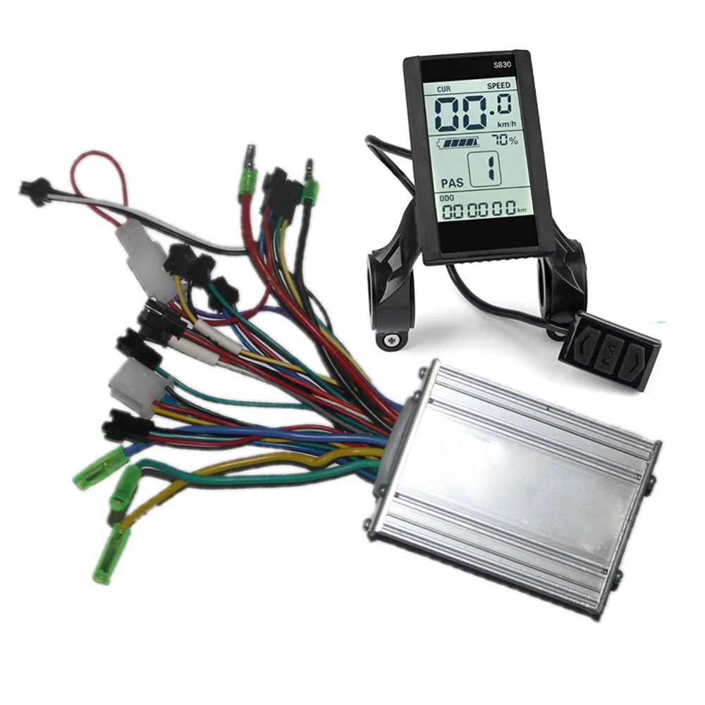 24V 36V 48V 350W 18A Electric Bike Controller Scooter Brushless with LCD Display - $188.65