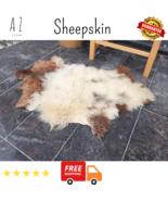 Handmade Sheepskin Wool Rug Natural Sheep Skin Jordanian Sheep جاعد خاروف - $175.98 CAD