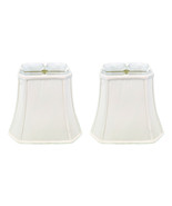 Royal Designs Square Cut Corner Bell Lamp Shade, White, 8&quot;x14&quot;x11.25&quot;, S... - £93.97 GBP