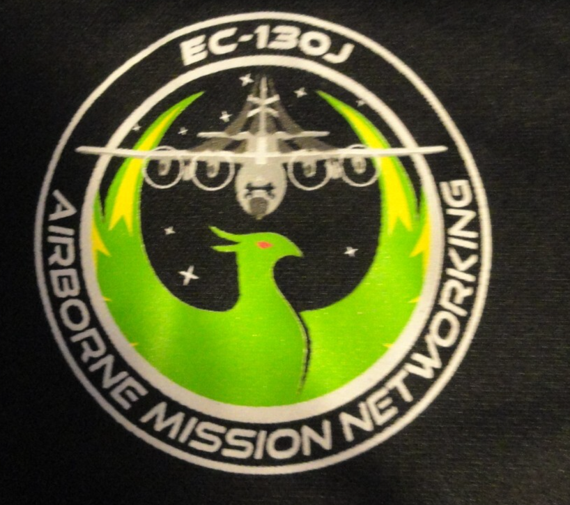 DISCONTINUED USAF EC- 130J SNC AIRBORNE MISSION NETWORKING UNIT SHIRT ME... - $28.30