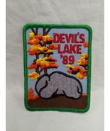 Vintage 1989 Wisconsin Devils Lake Embroidered Iron On Patch 3&quot; X 4&quot; - $12.38