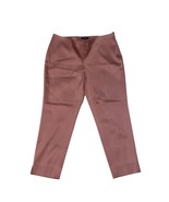 Lafayette 148 New York Stanton Bi-Stretch Sateen Mauve Ankle Trouser Pan... - $1,025.83 MXN