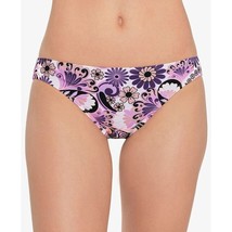 Salt + Cove Juniors Printed Hipster Bikini Bottoms Paisley Floral White Purple L - £6.15 GBP
