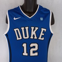 Nike Duke Blue Devils Basketball Jersey Large Blue #12 - £33.63 GBP