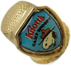 Knott&#39;s Camp Snoopy Metal Thimble Vintage - £16.30 GBP