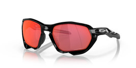 Oakley PLAZMA Sunglasses OO9019-0759 Black Ink Frame W/ PRIZM Trail Torch Lens - £85.65 GBP