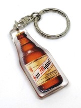 San Miguel Beer Bottle Shaped Double Sided Acrylic Keychain Key Ring -New Unused - £12.75 GBP