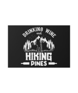 Personalised Lawn Sign - Mountain Drinking Wine Hiking Dines - 22&quot;x15&quot; - £38.36 GBP