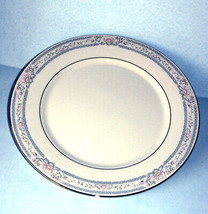 Lenox Charleston Dinner Plate 10.75&quot; Floral Band Bone China USA - $20.69