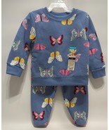 Garanimals Toddler Girl 2 Piece Fleece Top &amp; Jogger Pant Set, Blue Size 12M - €14,48 EUR