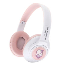 Wireless Headphones Hello Kitty  Earmuffs Bluetooth Headsets Microphone Built-in - £17.40 GBP