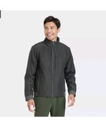 Men&#39;s Medium Water Resistant Soft Shell Lightweight Jacket Black Fleece ... - $275.86 MXN