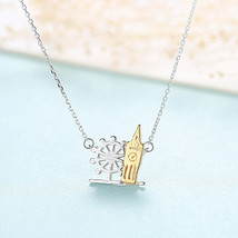 Women's High-End Necklace S925 Silver Pendant Clavicle Chain Necklace Personalit - £10.35 GBP