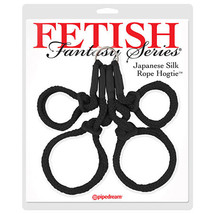 Pipedream Fetish Fantasy Series Japanese Silk Rope Hogtie Black - £38.01 GBP