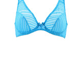  L&#39;AGENT BY AGENT PROVOCATEUR Womens Bra Lovely Non Padded Blue Size UK 32B - £38.64 GBP