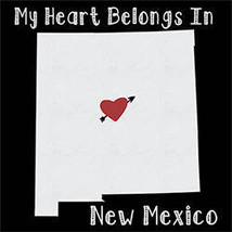 NEW MEXICO hoodies | state hoodie | hooded my heart belongs in  hoodie s... - £19.65 GBP
