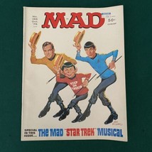 Mad Magazine  Al Jaffee. #186 October 1976 Star Trek Musical - $12.74