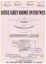 Little Grey Home In The West Sheet Music D Eardley-Wilmot Hermann Lohr - £1.71 GBP