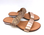 GC Shoes Jacey Flat Slide Sandals - Rose Gold, US 6M - $23.00