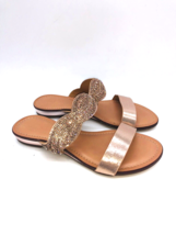 GC Shoes Jacey Flat Slide Sandals - Rose Gold, US 6M - £18.06 GBP