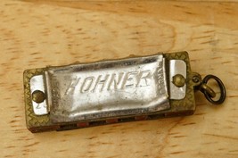 Vintage Advertising Mini Harmonica Little Lady Hohner Pendant 1-3/8&quot; Ger... - $12.86