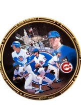 Ryne Sandberg 1991 Sports Impressions 4” Diameter Gold Plate Chicago Cubs - $9.95