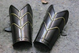 Medieval Metal hand bracer Battle Warrior Hand Protection Forearm - £87.48 GBP