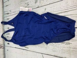 Womens Swimsuit One Piece Super Pro Solid Adult Navy Medium - £22.50 GBP